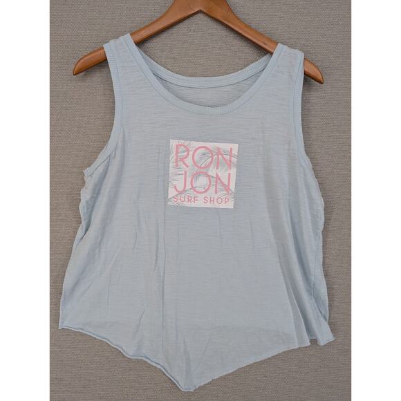 Ron Jon Surf Shop Tank Size Large Light Blue -0325G140 - Picture 1 of 7